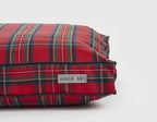 Red Tartan Pillow Bed