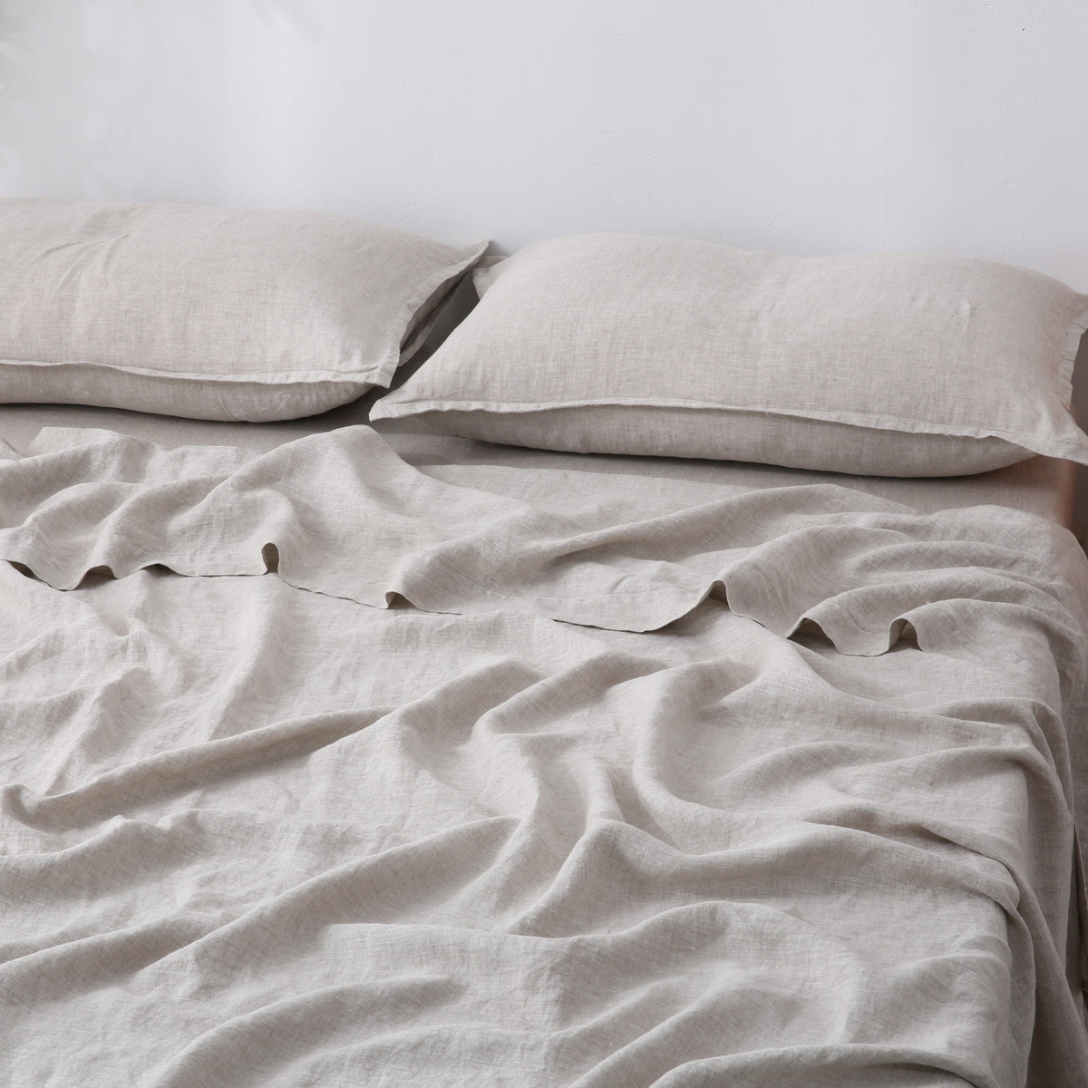 Linen Flat Sheet - Sand