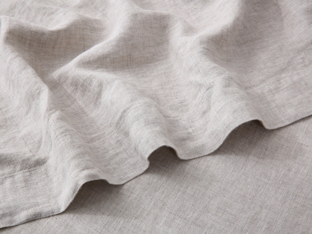 Linen Flat Sheet - Sand