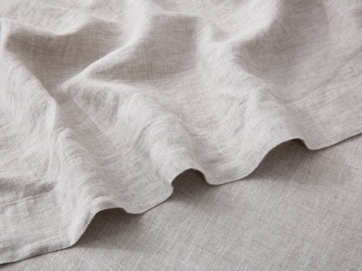 Linen Flat Sheet - Sand