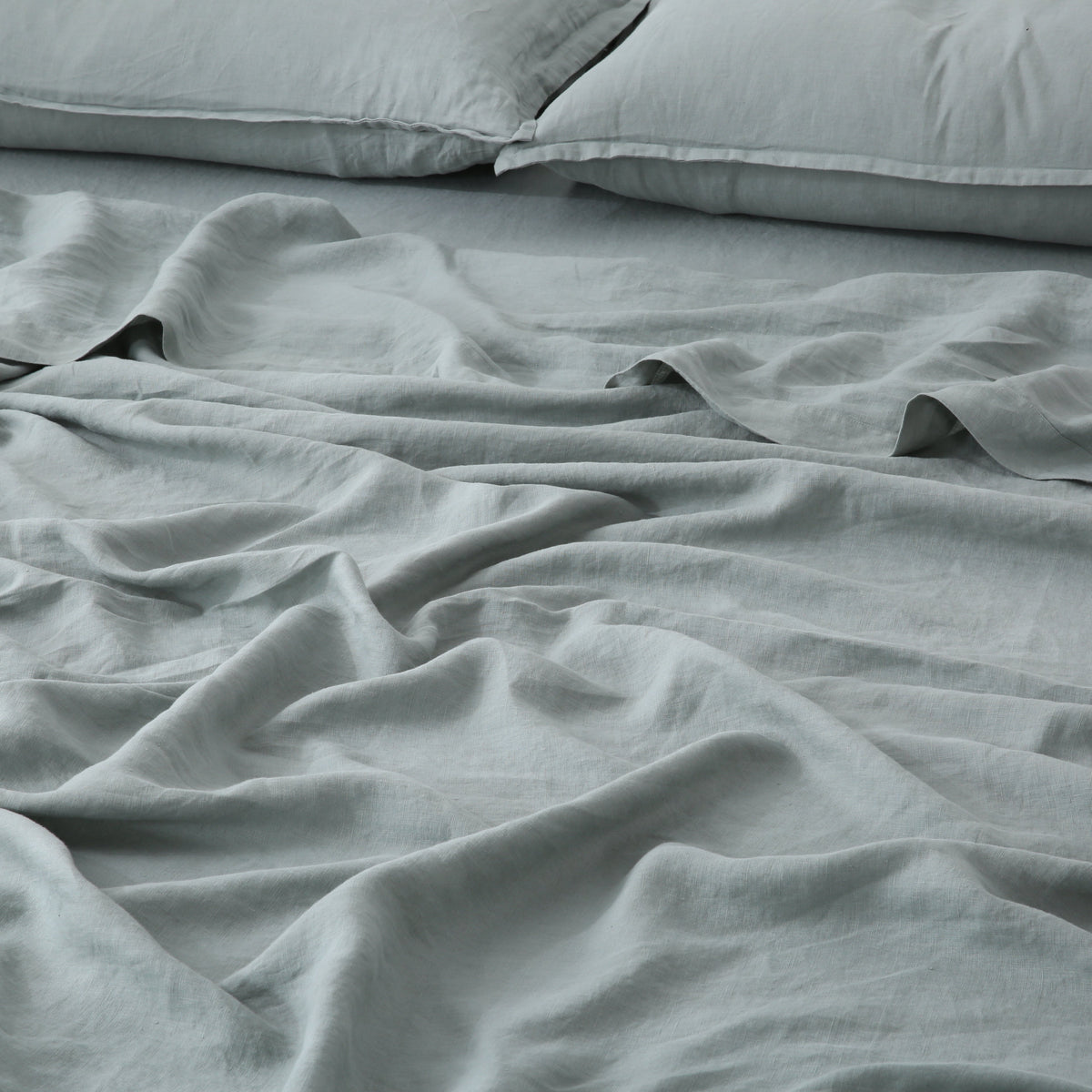Linen Flat Sheet - Sage