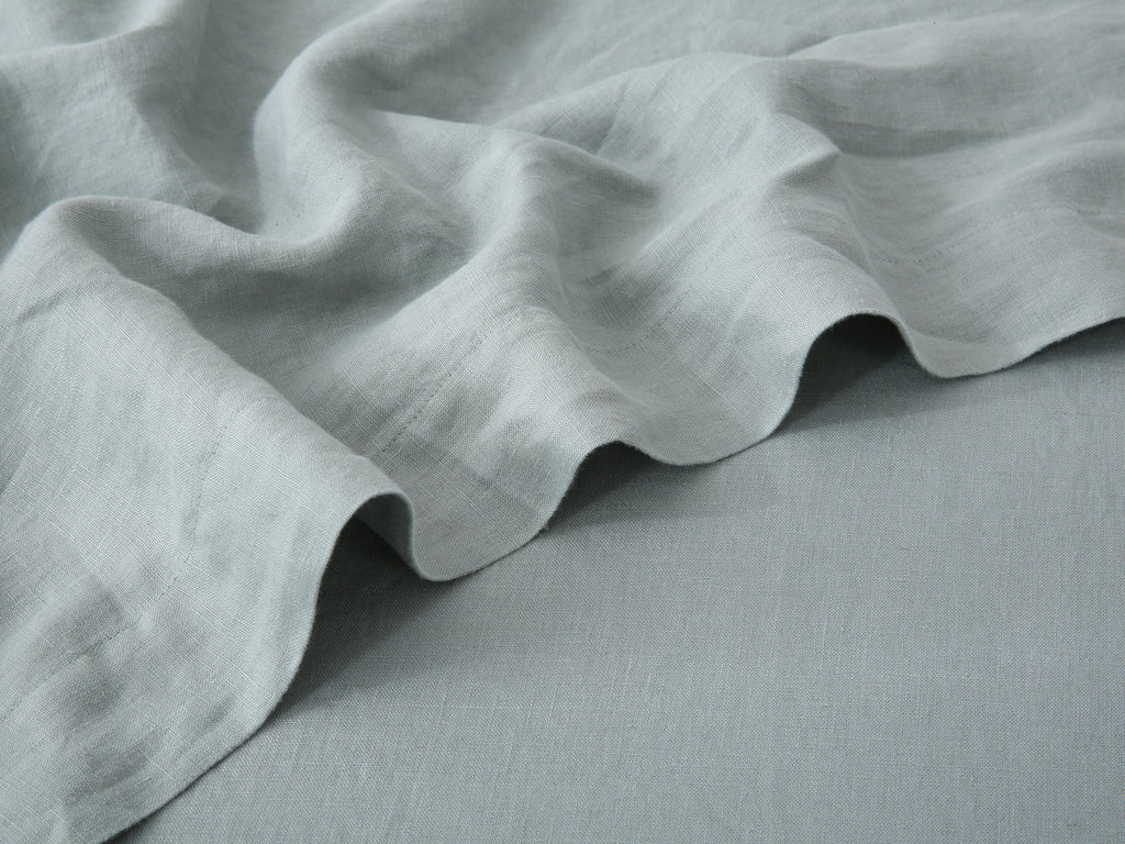 Linen Flat Sheet - Sage