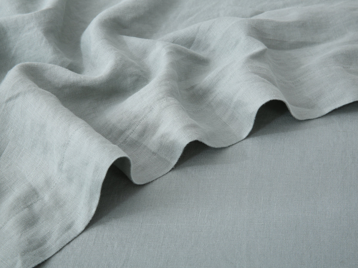 Linen Flat Sheet - Sage