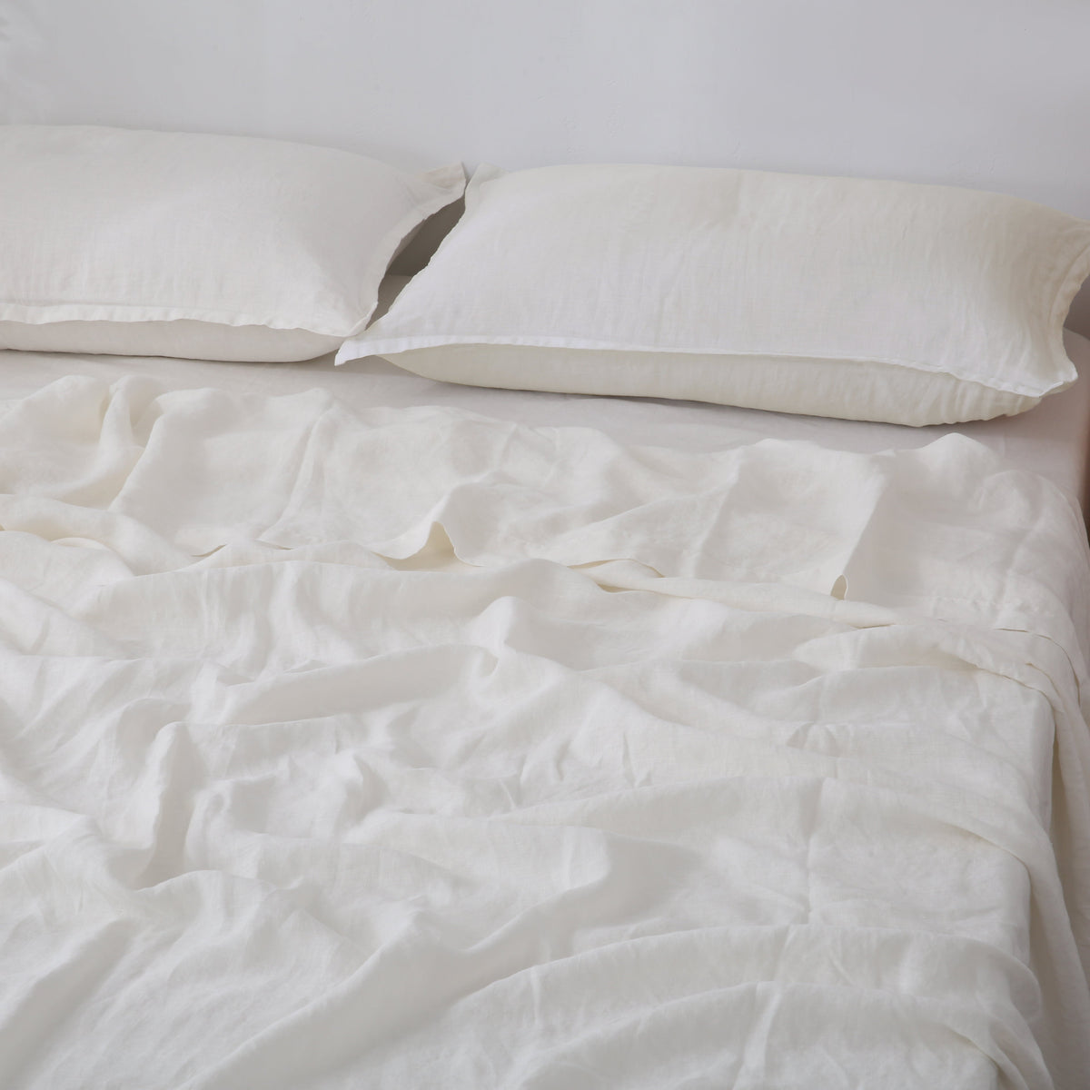 Linen Flat Sheet - Cloud
