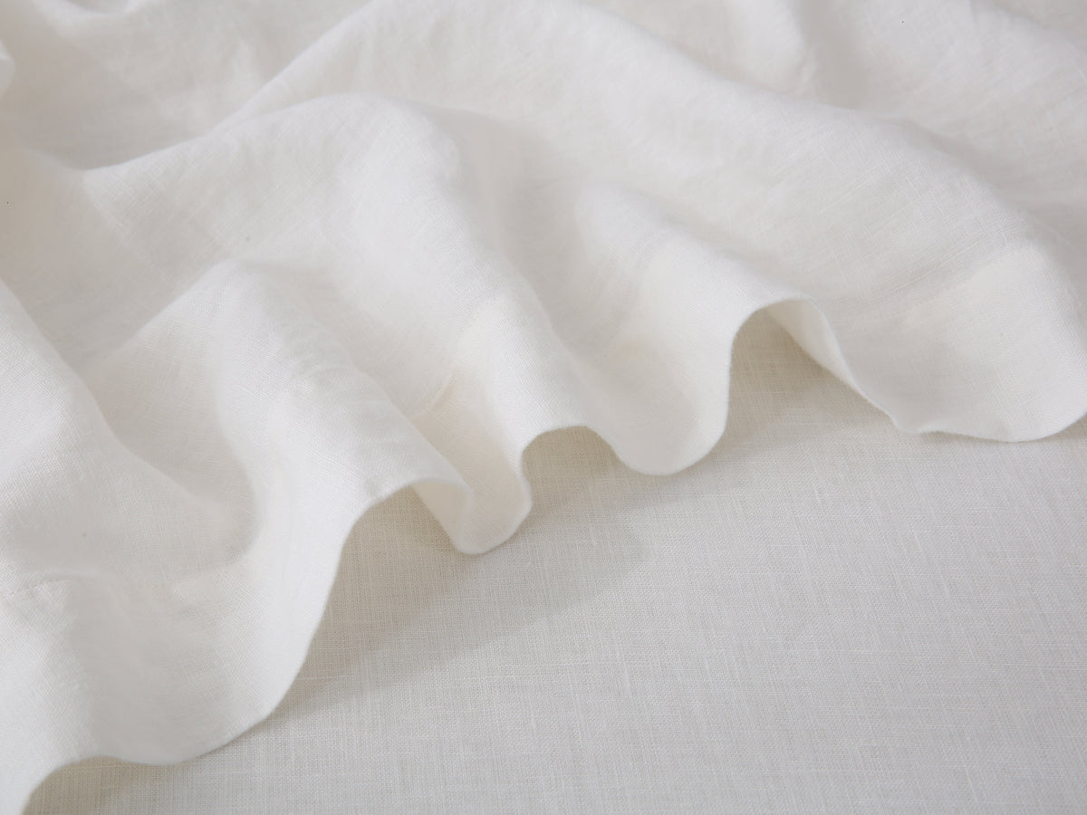 Linen Flat Sheet - Cloud