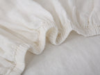 Linen Fitted Sheet - Cloud