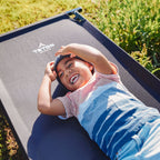 Camp Cot with Pivot Arm
