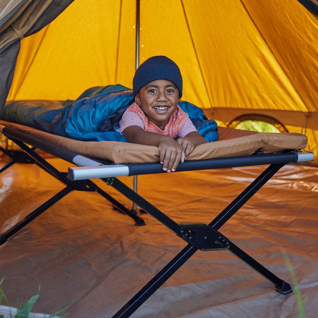 Camp Cot with Pivot Arm