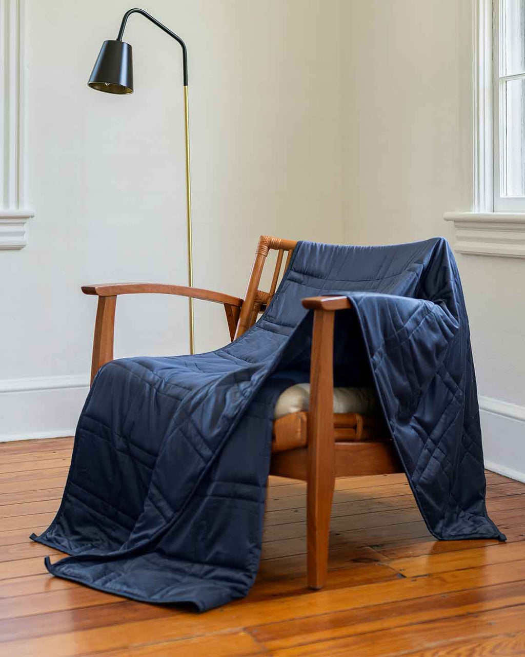 12lb Weighted Throw Blanket + Cotton Duvet Cover