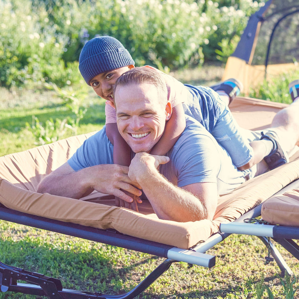 Camp Cot with Pivot Arm
