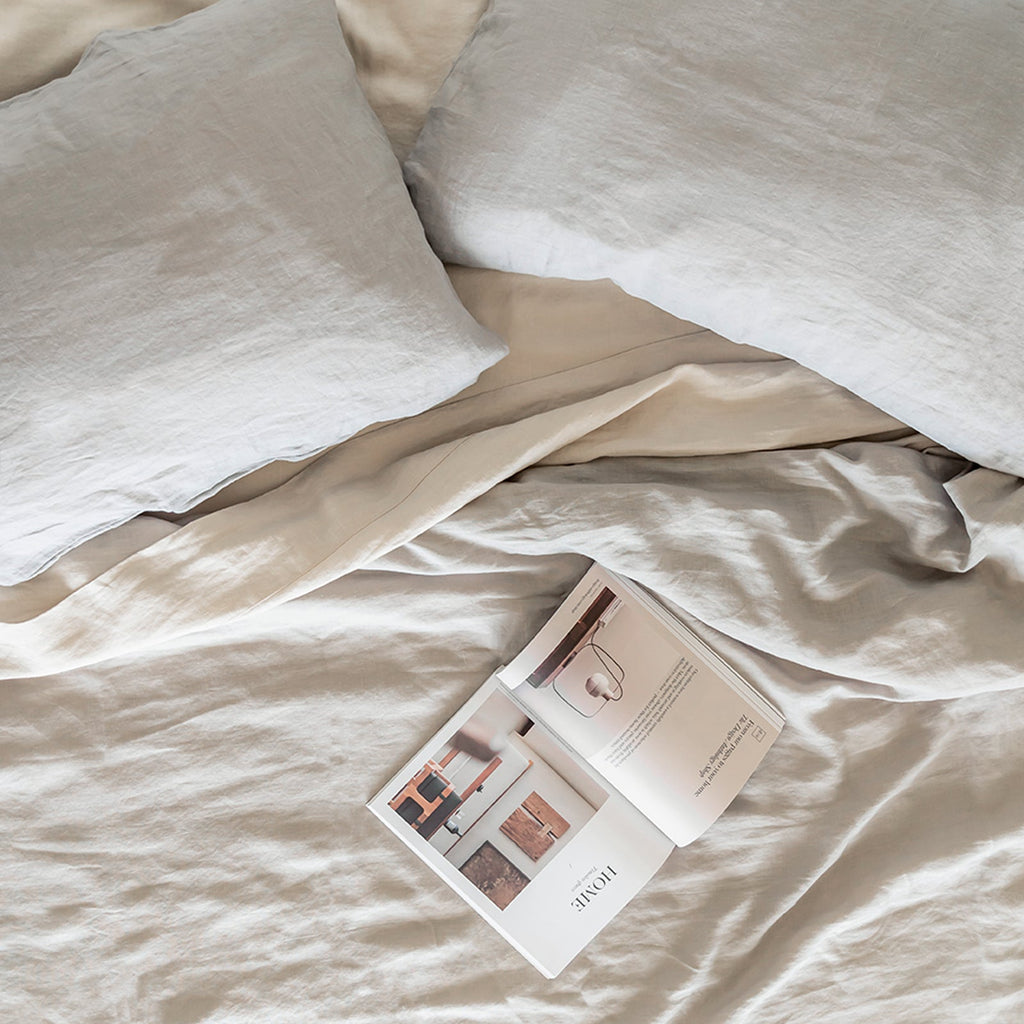 Stonewashed Linen Sheets - Individual Flat & Fitted Sheets