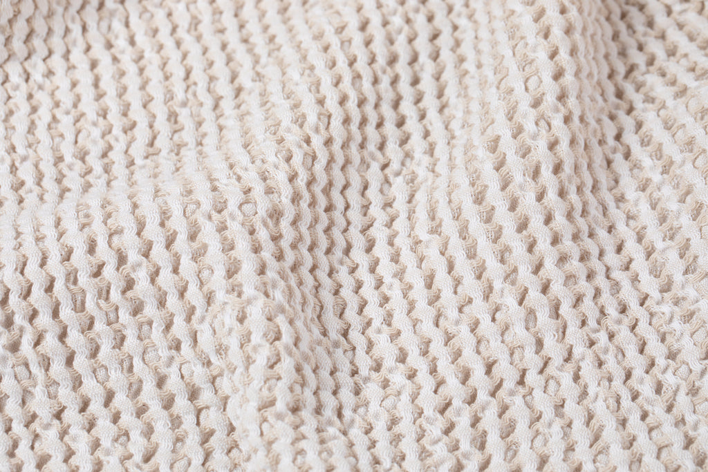 The Organic Cotton Waffle Throw