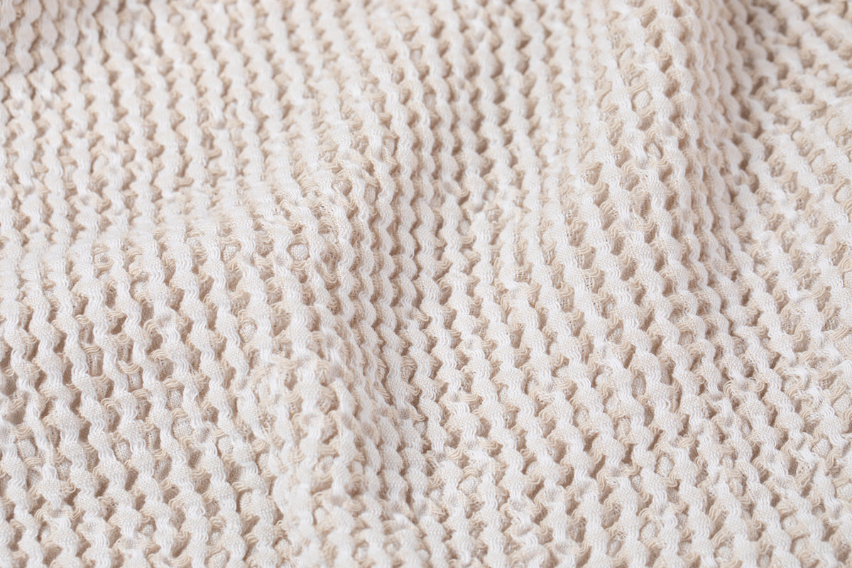 The Organic Cotton Waffle Throw