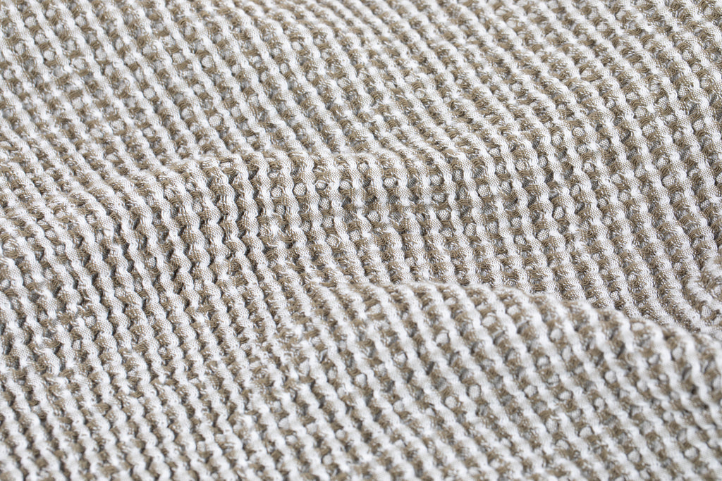 The Organic Cotton Waffle Throw