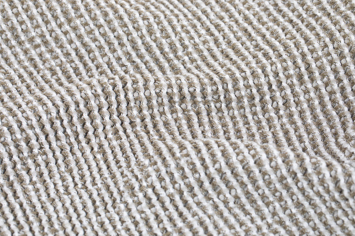 The Organic Cotton Waffle Throw
