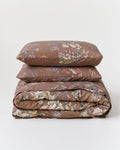 Heritage garden print linen duvet cover set (3 pcs)