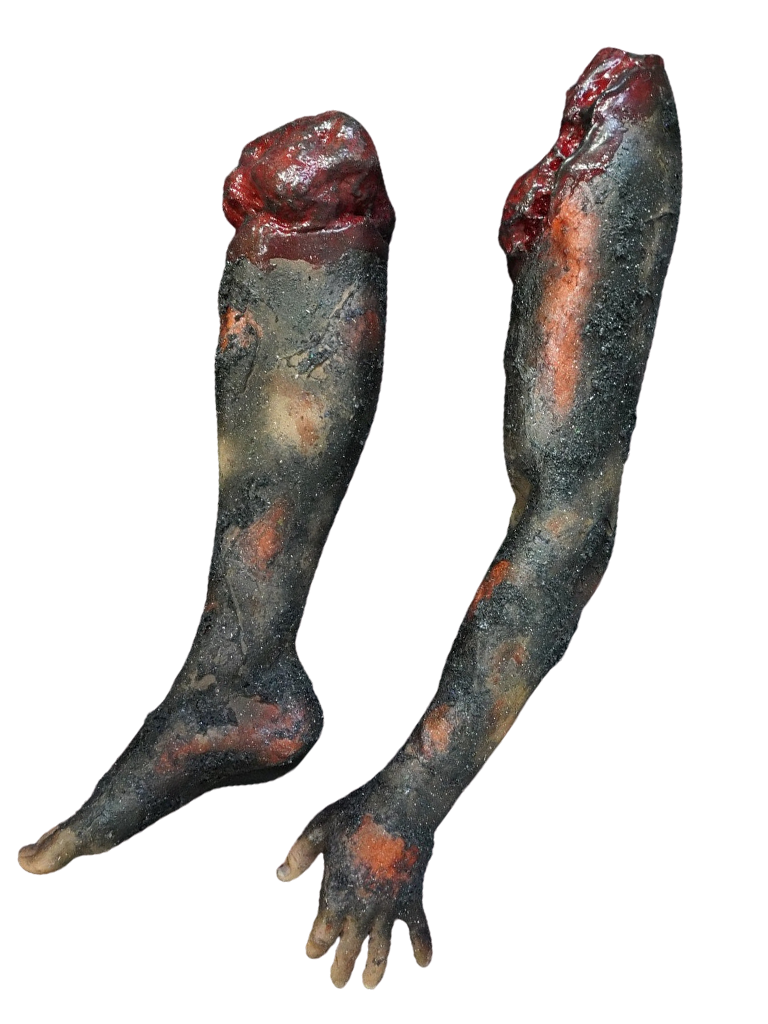 2 Pc Burnt Limb Combo Halloween decoration