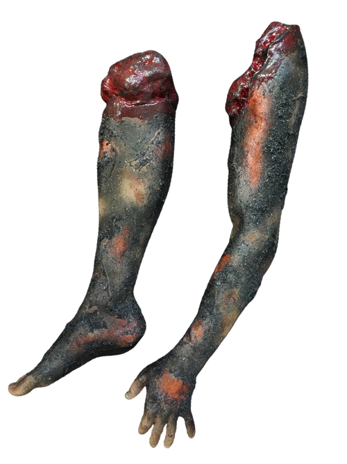 2 Pc Burnt Limb Combo Halloween decoration