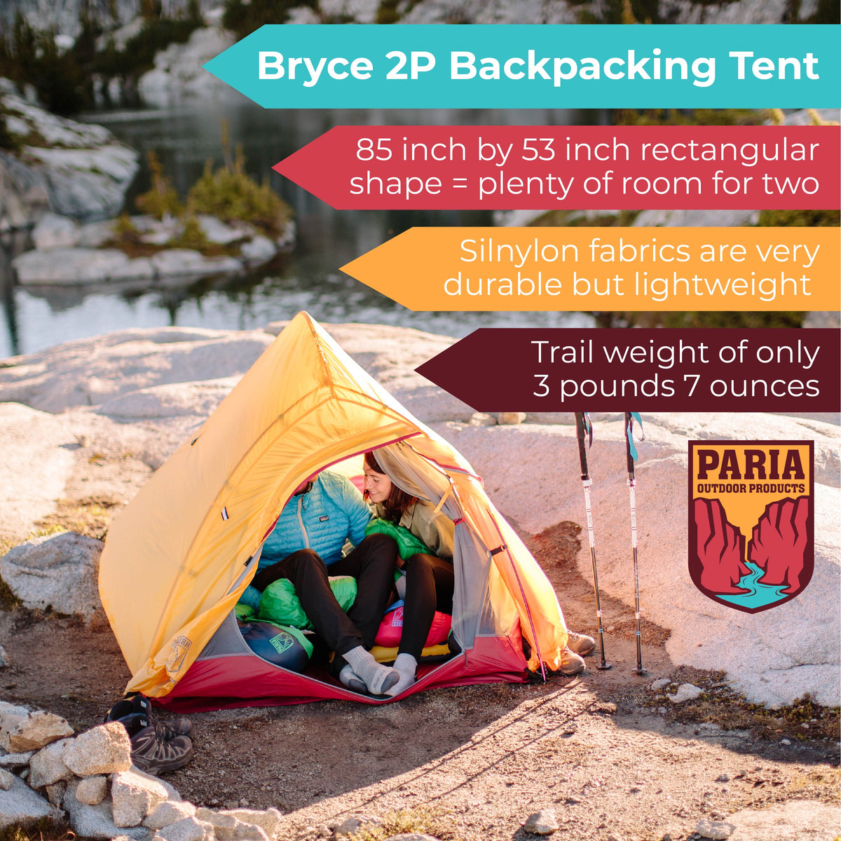 Bryce 1P and 2P Backpacking Tent