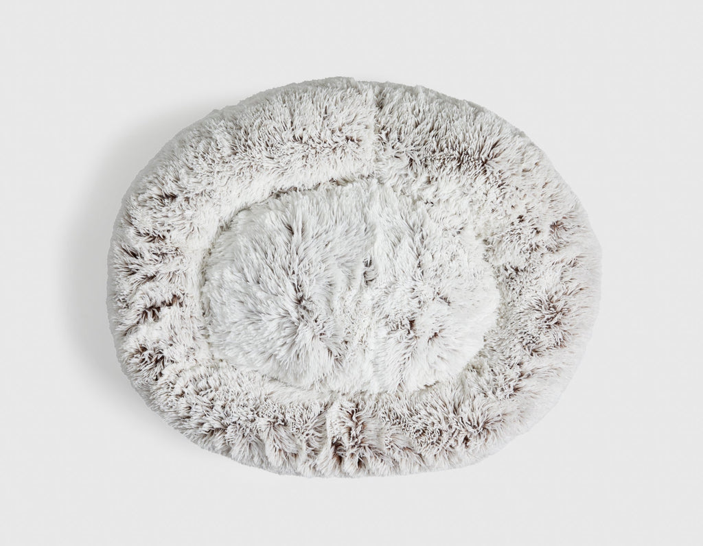 Arctic Shag Donut Bed
