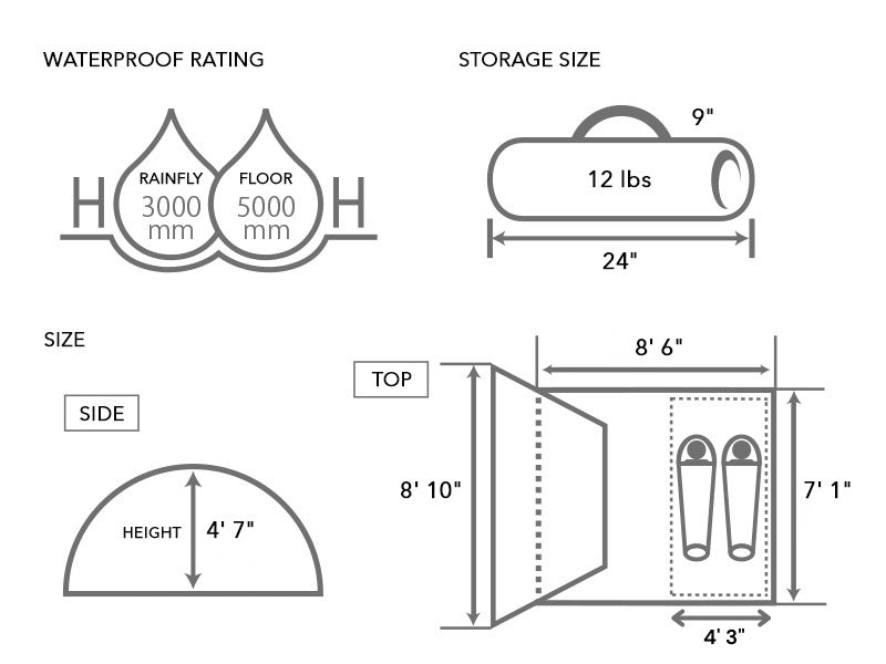 Moto 1Pull Tent