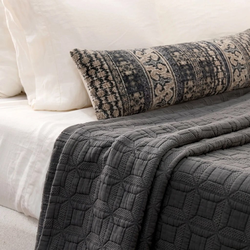 Calista Hand-Knotted Lumbar Pillow