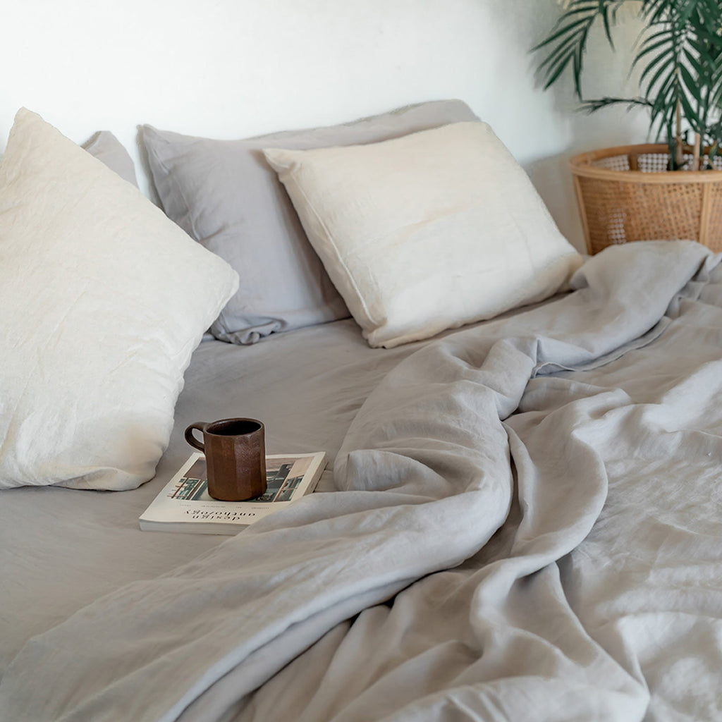 Stonewashed Linen Sheets - Individual Flat & Fitted Sheets