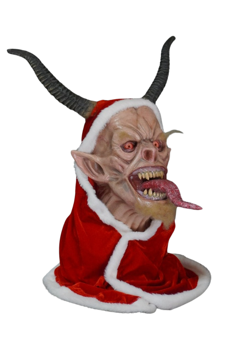 Christmas Krampus Wrath Head Halloween decoration