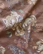 Heritage garden print linen duvet cover set (3 pcs)
