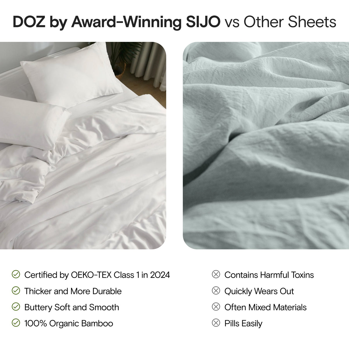 Bamboo Viscose Duvet Cover Set - Refresh
