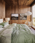 Sage 100% French Flax Linen Flat Sheet