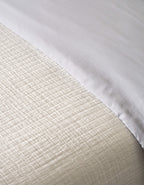 Waterfront Grid Matelasse Blanket