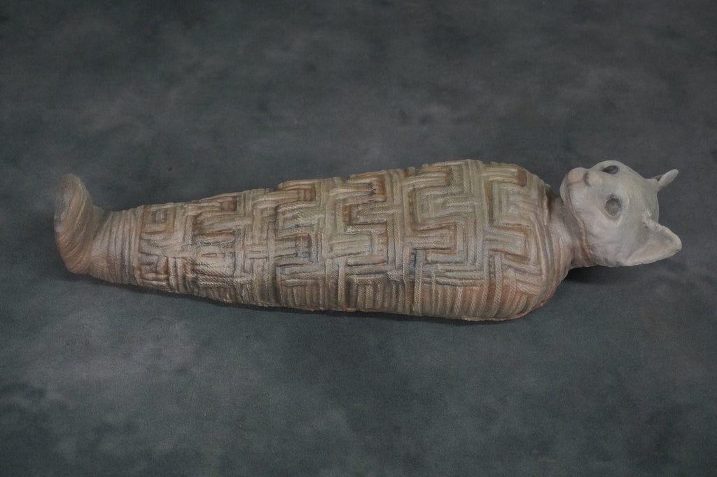 Ancient Egyptian Bastet Cat Mummy Replica 15" view 3