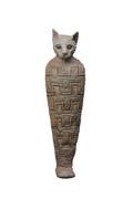 Ancient Egyptian Bastet Cat Mummy Replica 15" Halloween decoration
