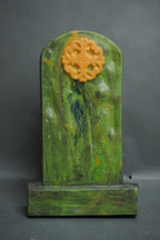 Blacklight Glowing Military 24" Headstone Prop view 3