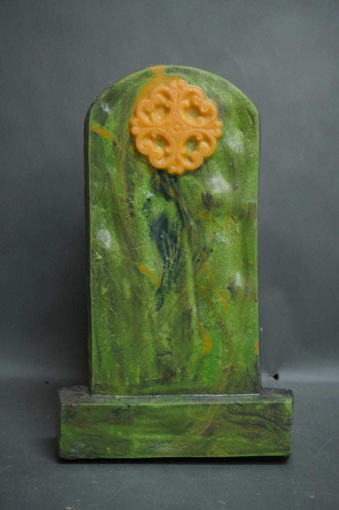 Blacklight Glowing Military 24" Headstone Prop view 3