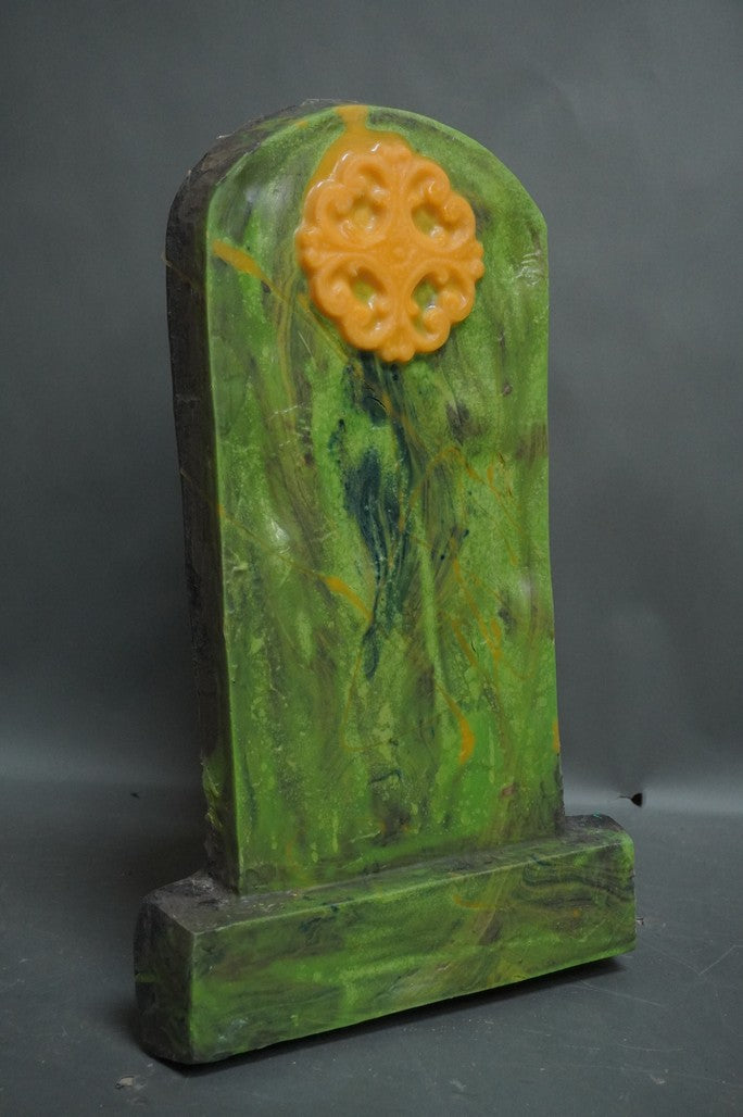 Blacklight Glowing Military 24" Headstone Prop view 4