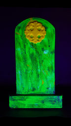 Blacklight Glowing Military 24" Headstone Prop Halloween decoration