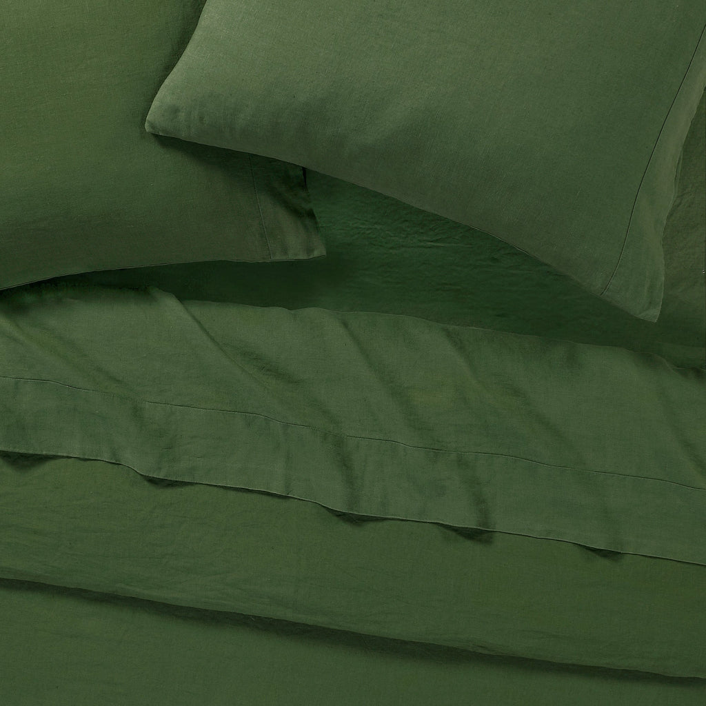LuxeWeave Linen No Flat Sheet Set - Refresh
