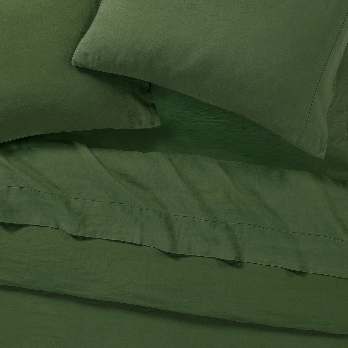LuxeWeave Linen No Flat Sheet Set - Refresh