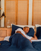 Stonewashed Linen Duvet Cover for King Blanket