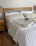 Stonewashed Linen Duvet Cover for King Blanket