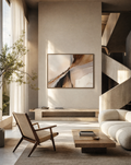 Earthen Form Framed Canvas