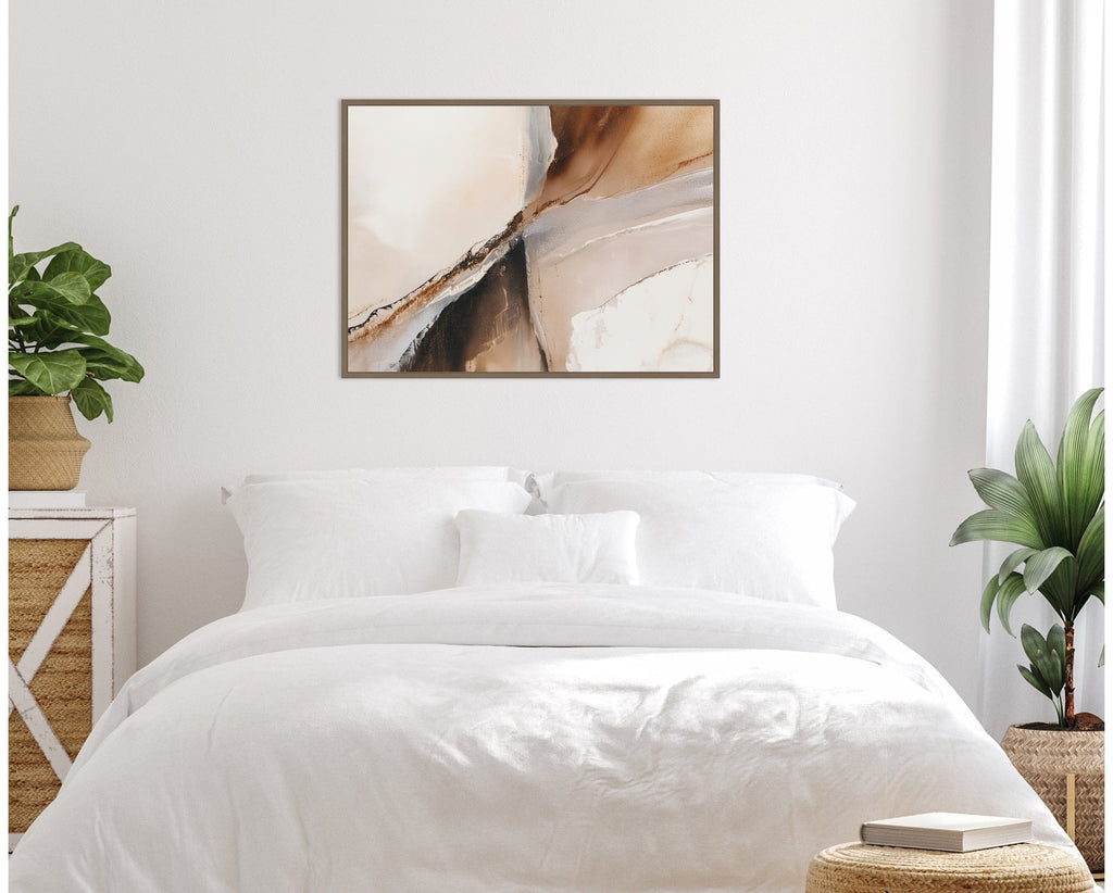 Earthen Form Framed Canvas