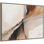 Earthen Form Framed Canvas