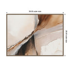 Earthen Form Framed Canvas
