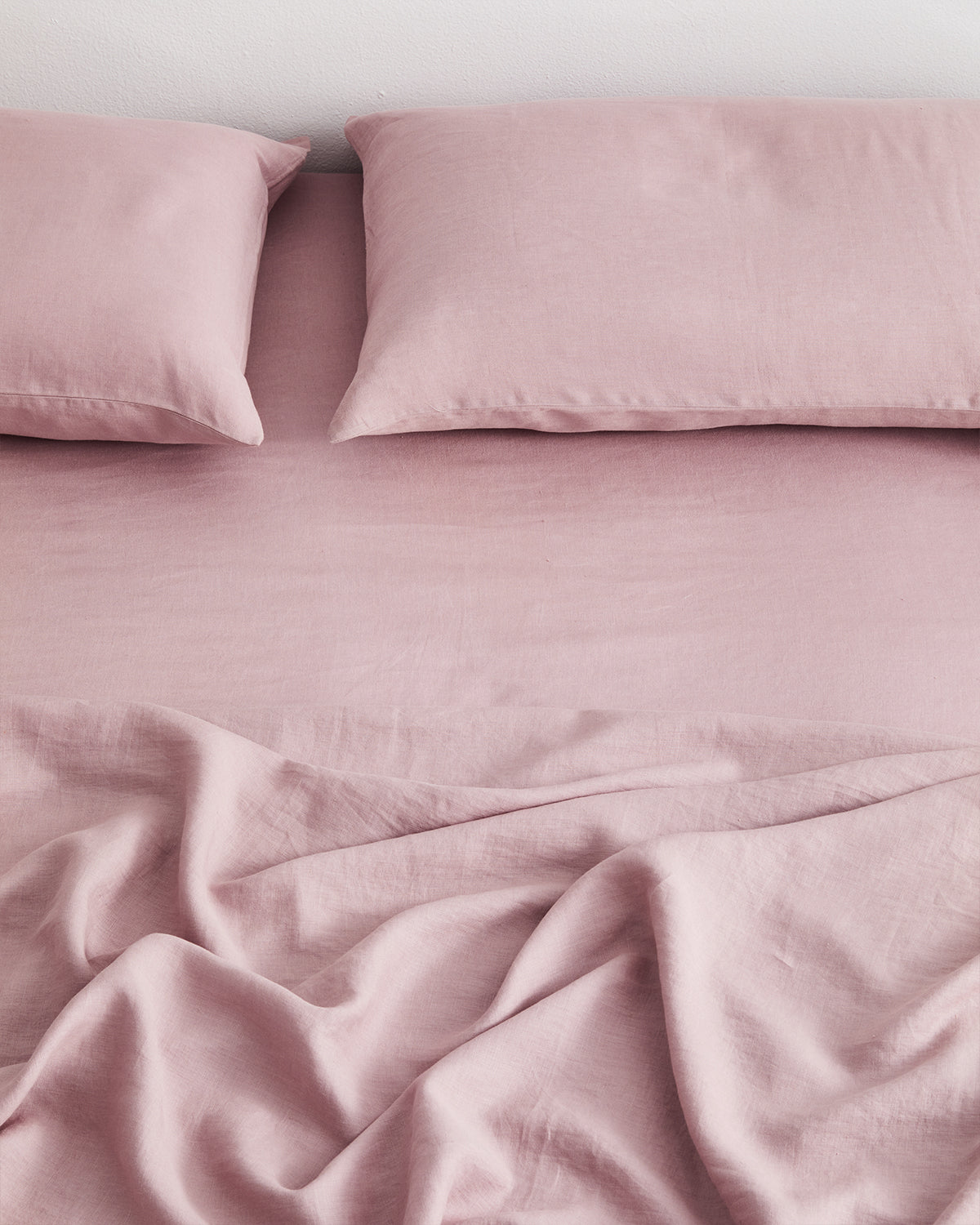Lavender 100% French Flax Linen Fitted Sheet