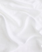 White 100% French Flax Linen Flat Sheet