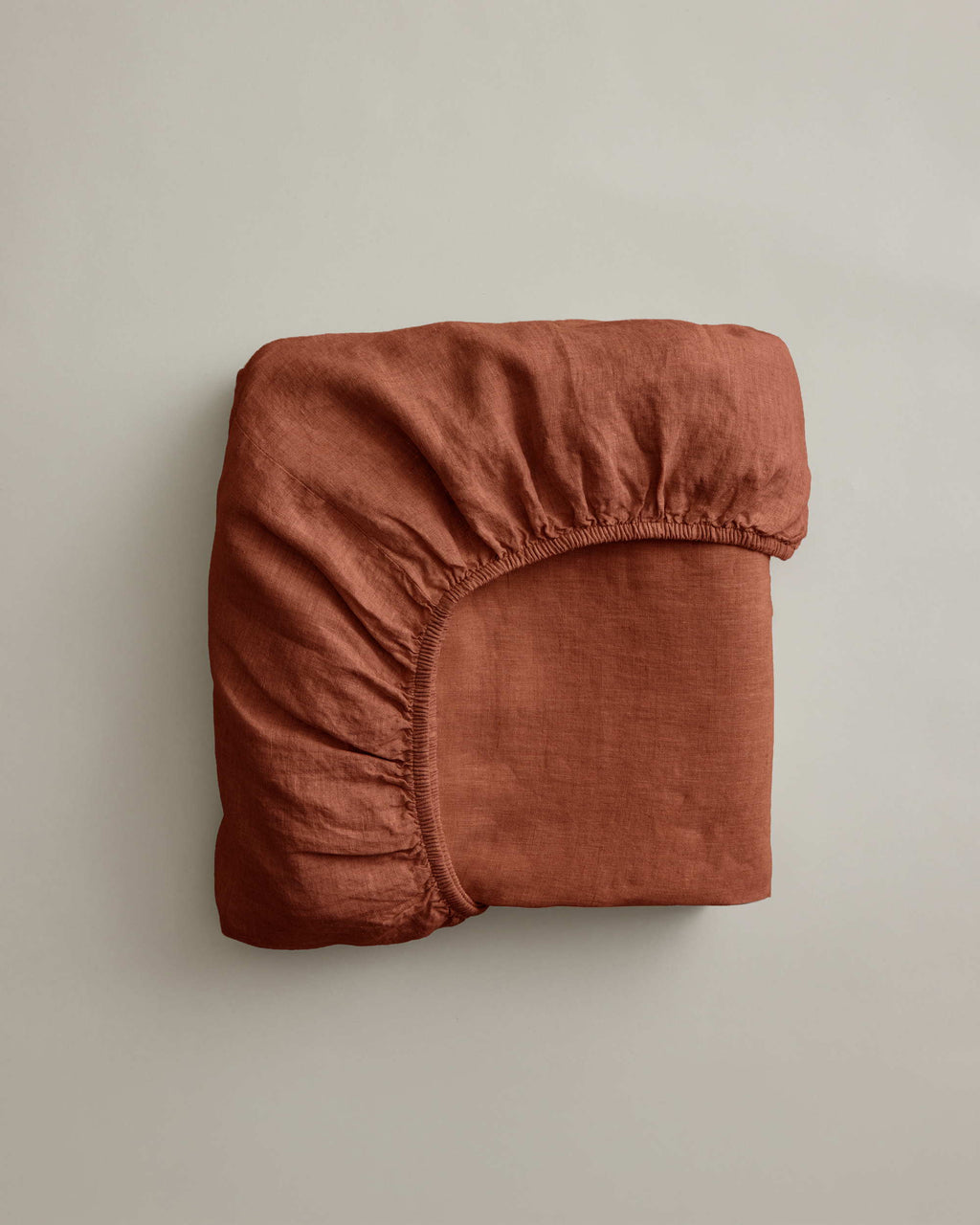 Linen Fitted Sheet - Sienna