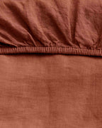 Linen Fitted Sheet - Sienna